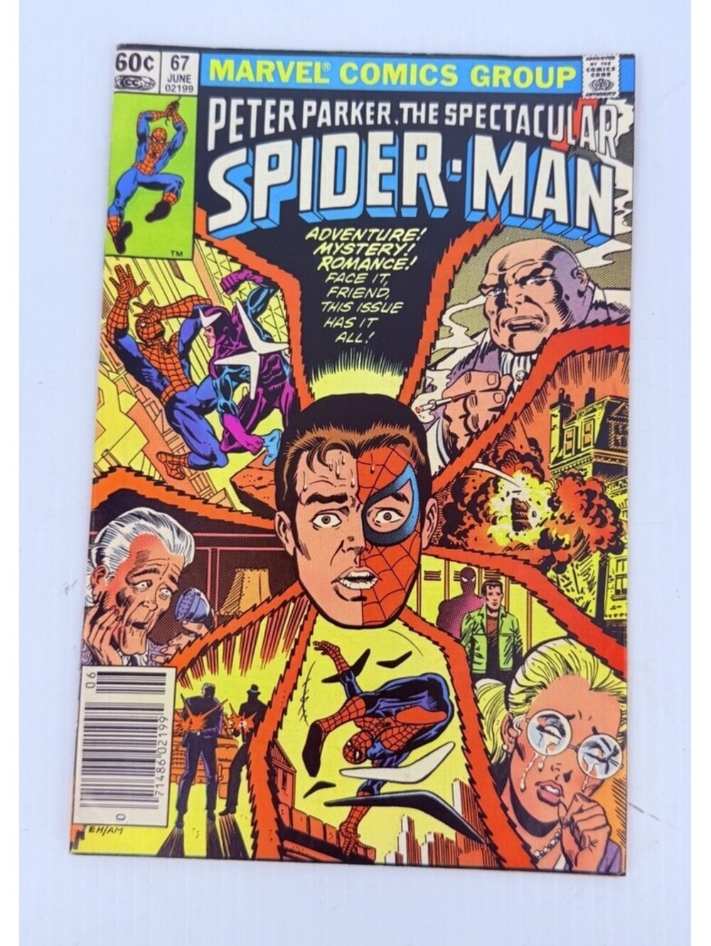 The Spectacular Spider-Man #67 Newsstand Variant (Marvel Comics June 1982)